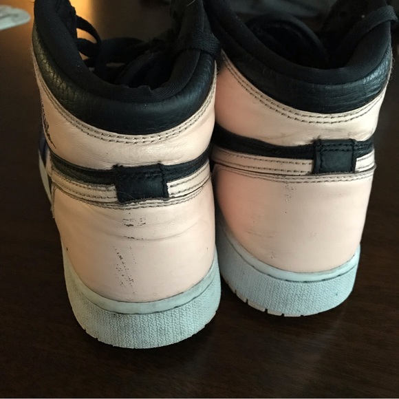 Nike Air Jordan Retro High “Crimson Tint” Black Peach Sneakers Size Y6.5 - Picture 8 of 14